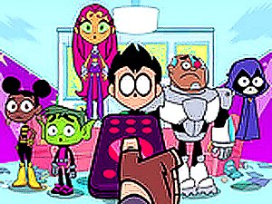 Teen Titans Go! Zapping Run Online Arcade Game
