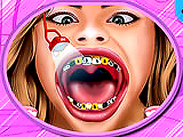 Hannah Montana at the Dentist: Teeth Cleaning Game Online - Kids Dental Care Game