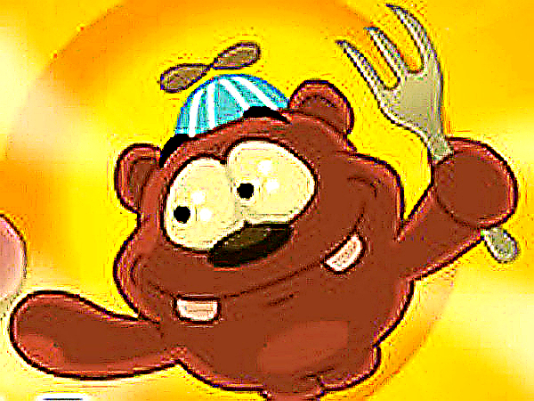 Hungry Little Bear Puzzle Game