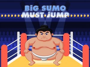Big Sumo Must Jump Online Arcade Game