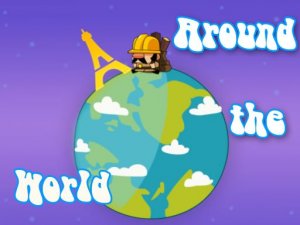 Around The World With Jumping Online Arcade Game