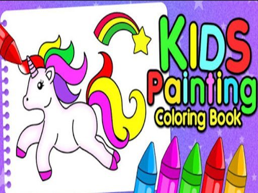 Kids Finger Painting Coloring Online Game - Coloring Game