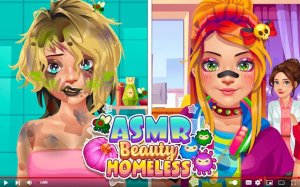 ASMR Beauty Homeless: Makeover & Care Online Game