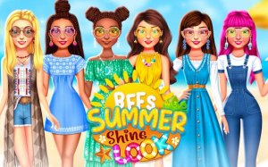 BFF Summer Shine Look: Fashion Makeover Game