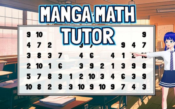Manga Math Tutor: Brain Training Puzzle Game Online - Puzzle Game