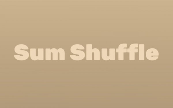 Sum Shuffle: Number Puzzle Game Online - Puzzle Game