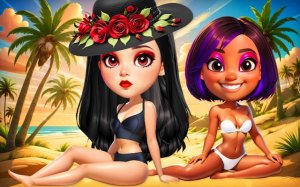 Wave Chic Ocean Fashion Frenzy - Dress Up Game Online