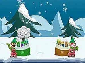 Elf Gift Catch Reflex Game