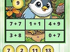 Math Puzzle Bird Reveal